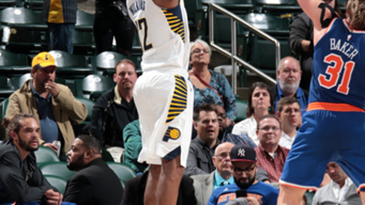 Thaddeus Young scored 20 to help Pacers rout Knicks 115-97 (Dec 04, 2017)